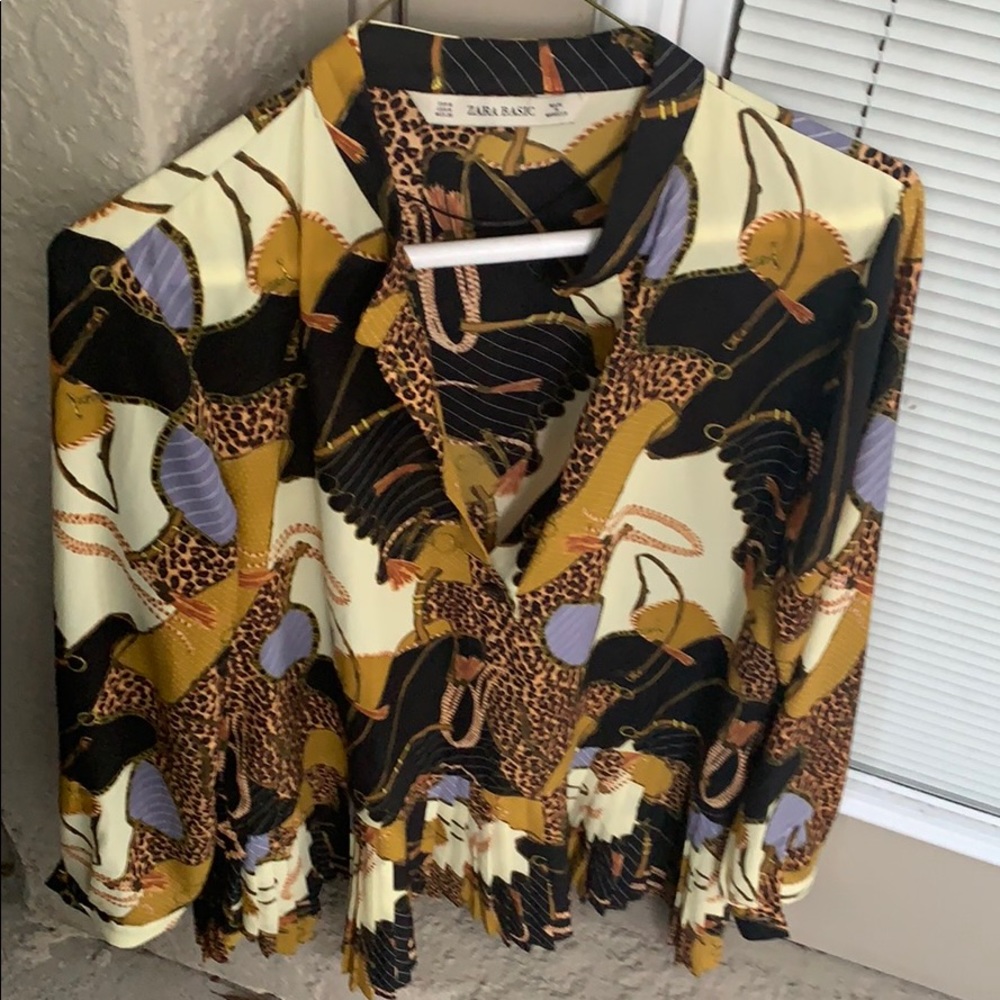 Zara’s Safari Print Top